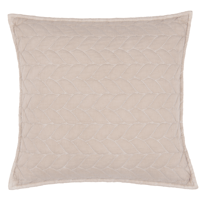 Nordic Style Quilted Bedsprei Kussenhoes 40 x 40 cm - beige
