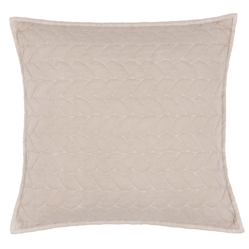 Nordic Style Quilted Bedsprei Kussenhoes 50 x 50 cm - beige