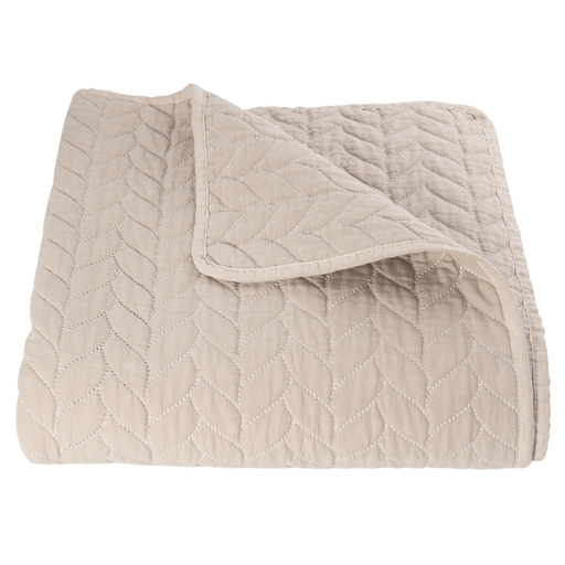 Nordic Style Quilted Bedsprei 230 x 260 cm - beige